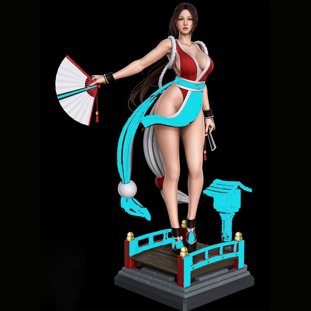 3D Printing Nyc - 1/24 Sexy Long-Haired Girl Miniature Resin