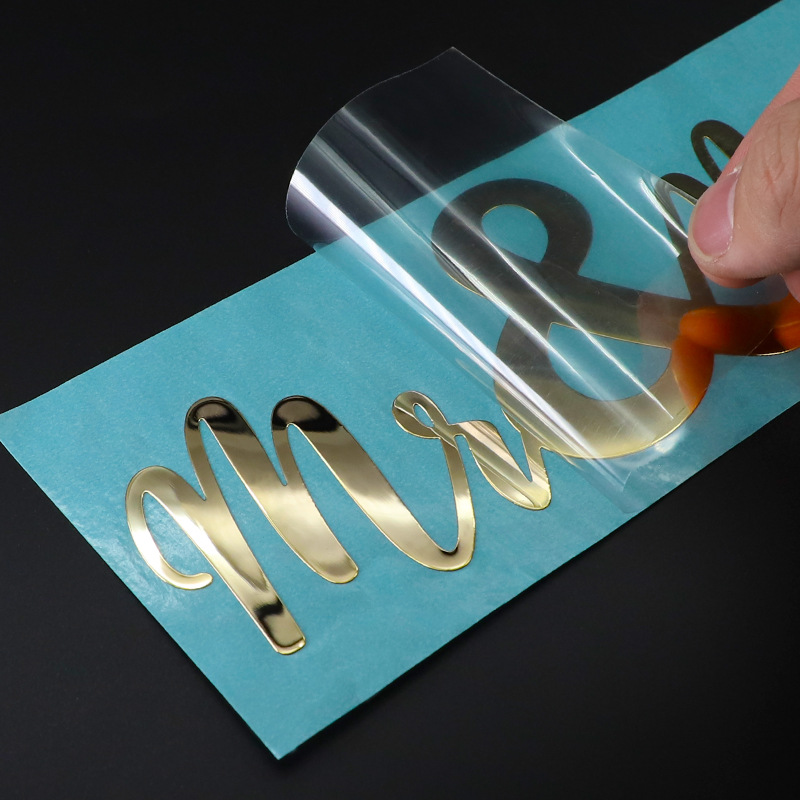 3D Printing Logo - Personal Logo Print Metal 3D Gold