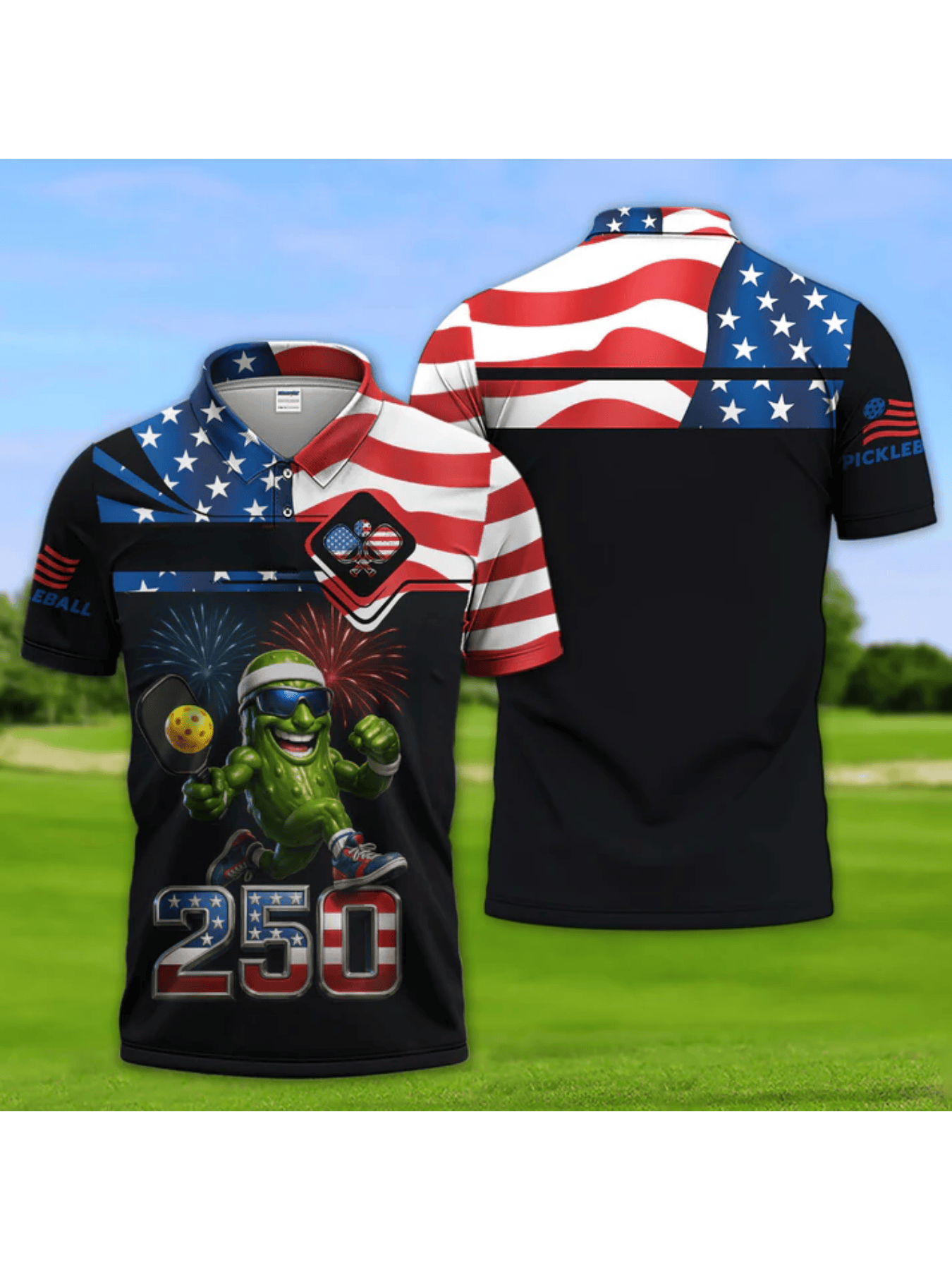 3D Printing Eagle - Men's USA 250th Anniversary Polo Shirt