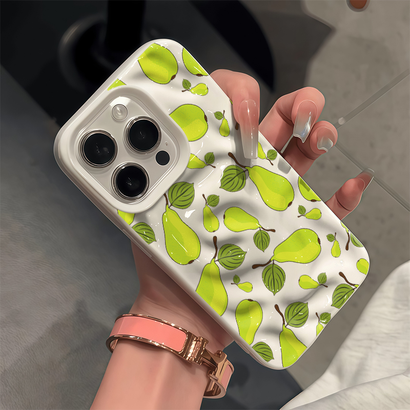 3D Printing Iphone - Fruits Pear Print Phone Case For