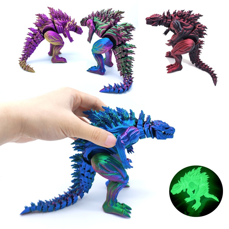 3D Printing Yourself - 3D Printing Muscle Dinosaur Action Figure