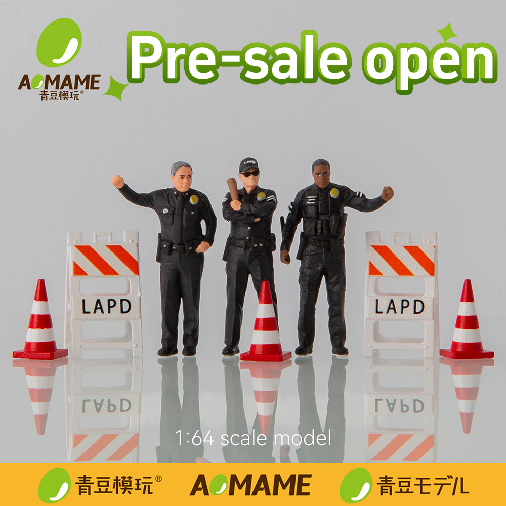 3D Printing Diecast Cars - PreSale 1/64 LAPD Police Set Resin