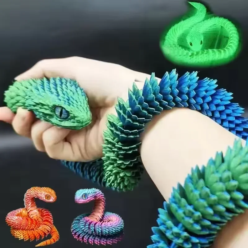 3D Printing Yourself - 3D Printed Snake Movable Joint Fidget