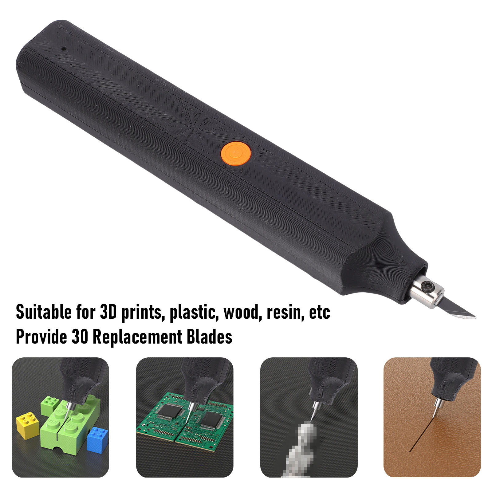 3D Printing Resin - 40kHz Ultrasonic Cutter with 30 Replacement
