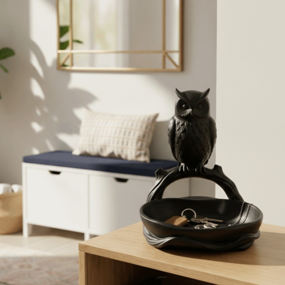 3D Printing Jewelry - 3D Printed Owl Storage Tray Animal