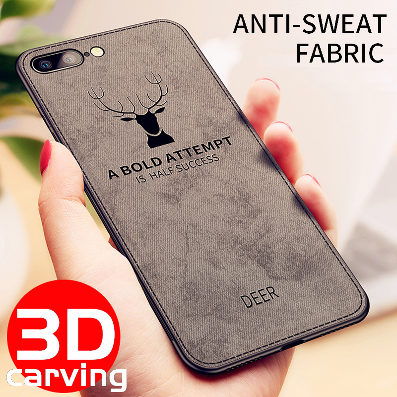 3D Printing Iphone - Deer 3D Print Vintage Fabric Case
