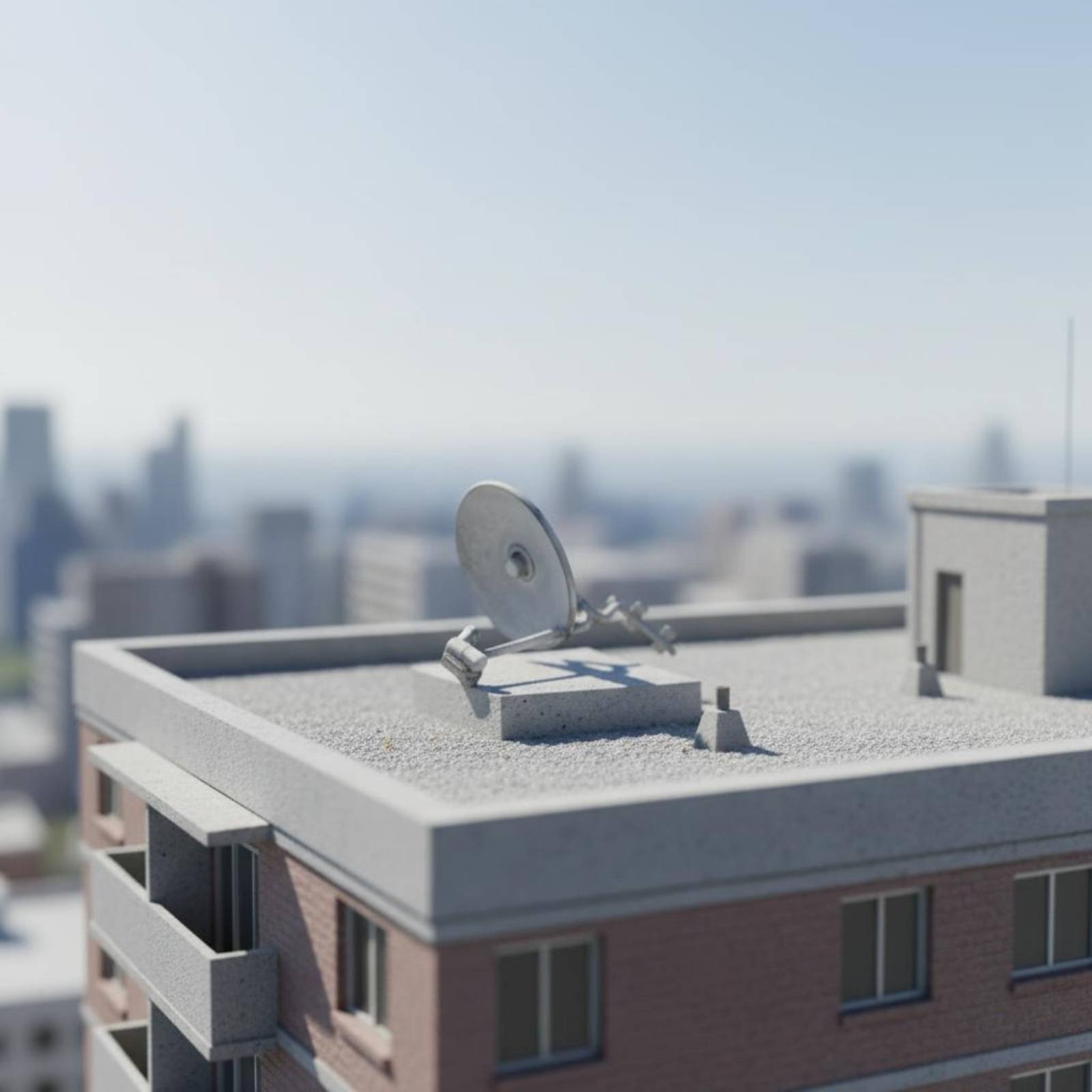 3D Printing Resin - 4 Pieces 1:64 Satellite Dish 3D