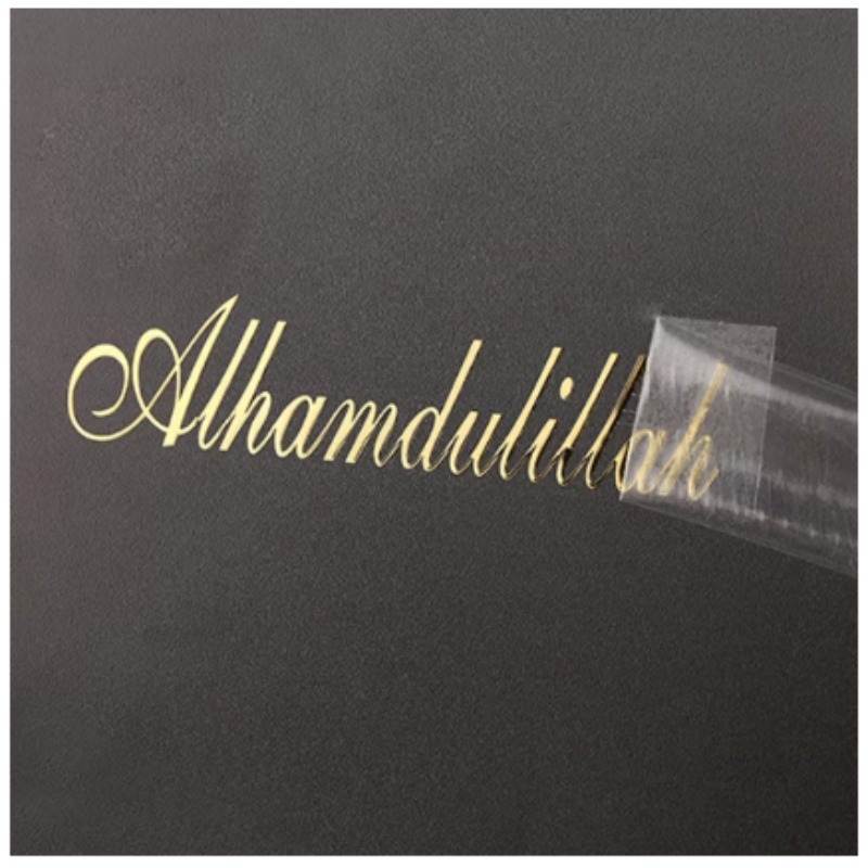 Custom 3D Gold Transfer Sticke - 3D Printing Logo recension och pris