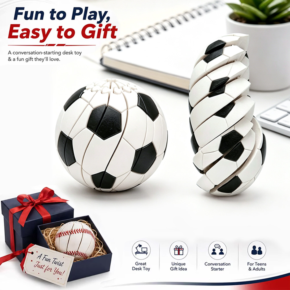 Football & Baseball Transforma - 3D Printing Fidget Toys recension och pris