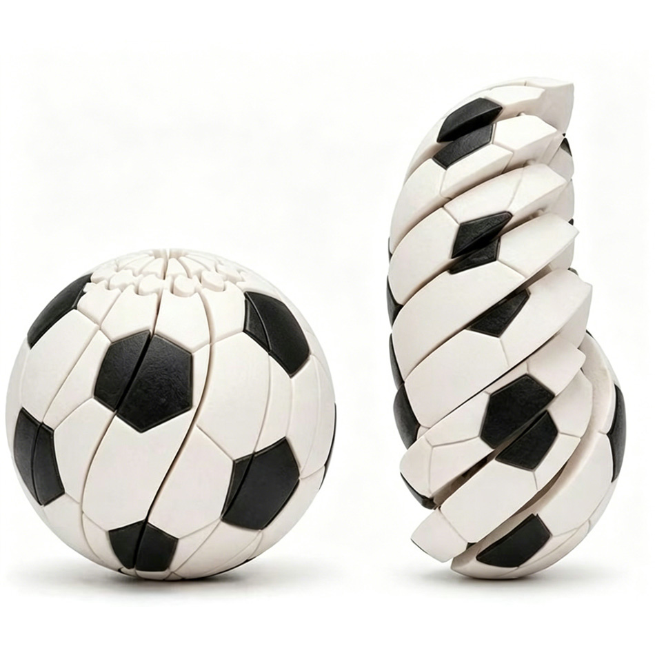 Football & Baseball Transforma - 3D Printing Fidget Toys recension och pris