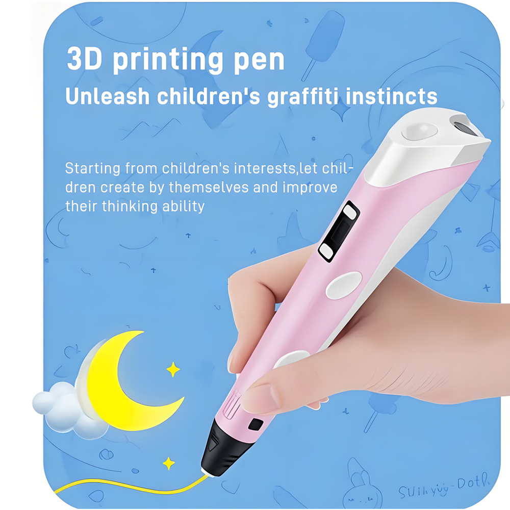 3D Pen With LCD Screen Compati - 3D Printing Excavator recension och pris