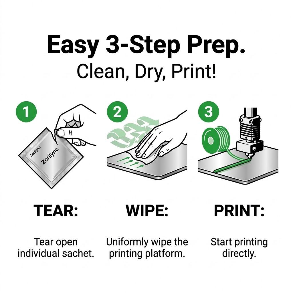 3D Printer Bed Cleaning Wipes  - 3D Printer Bed Spring recension och pris