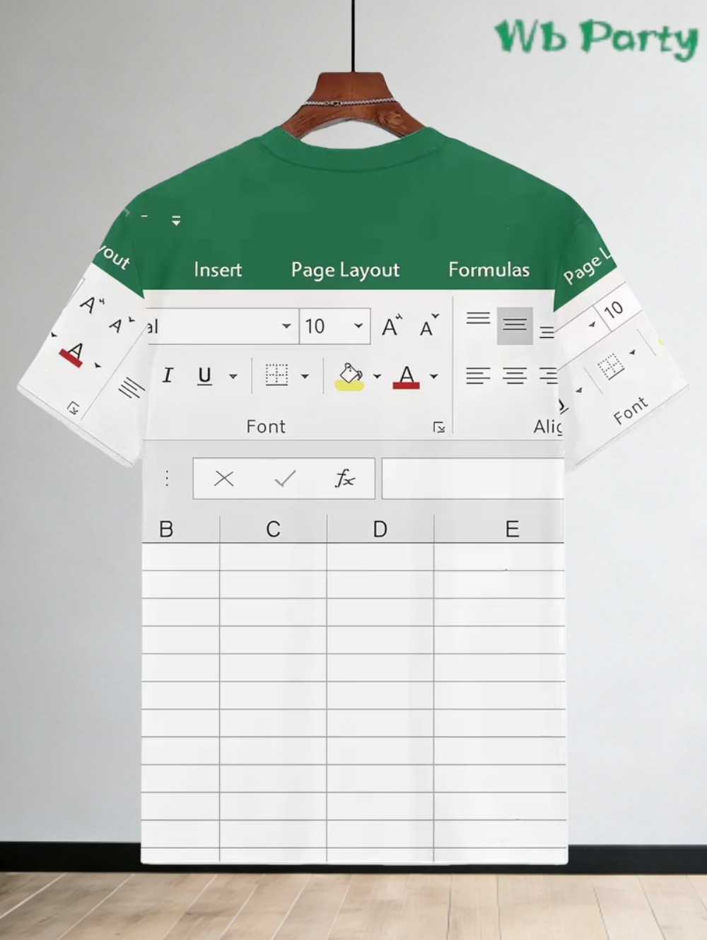 Casual Excel Tshirt for Men 3D - 3D Printing Online Service recension och pris