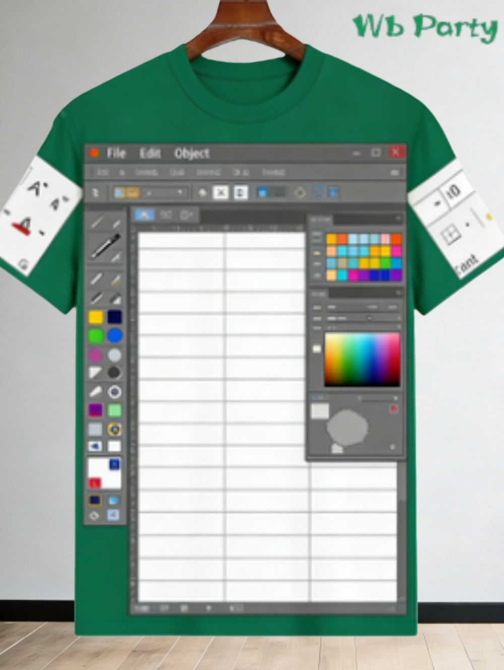 Casual Excel Tshirt for Men 3D - 3D Printing Online Service recension och pris