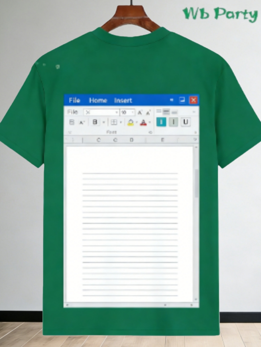 Casual Excel Tshirt for Men 3D - 3D Printing Online Service recension och pris