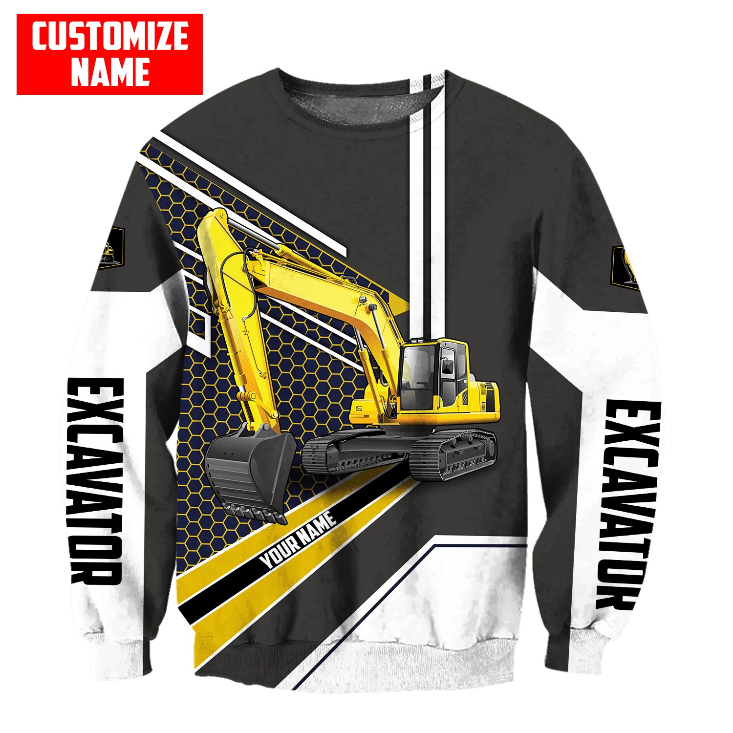 Customized Name Excavator Heav - 3D Printing Excavator recension och pris