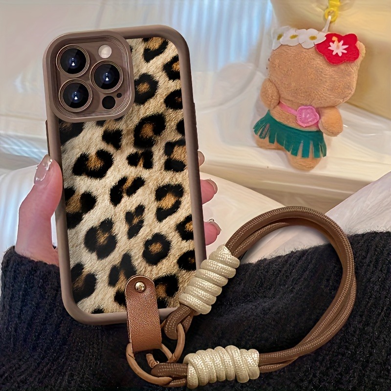 Brown Textured Leopard Print L - 3D Printing Iphone recension och pris