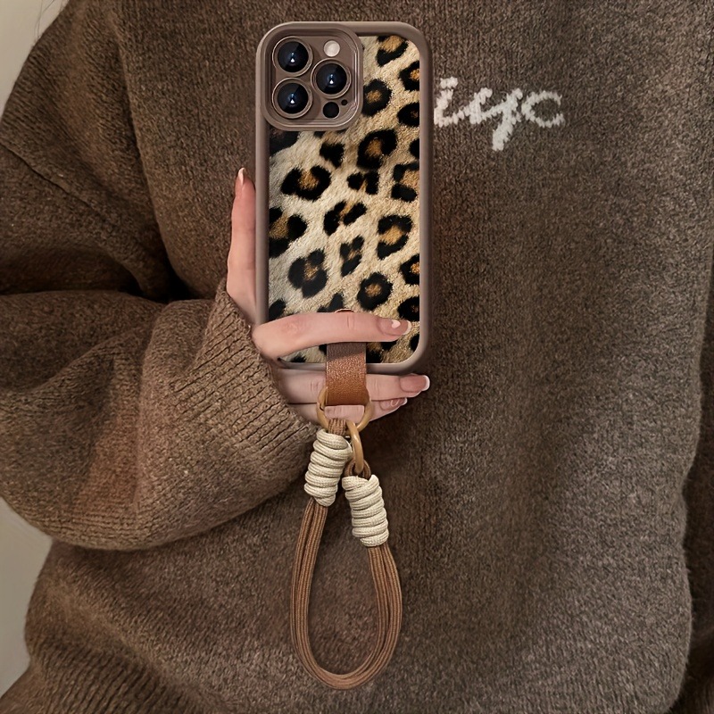 Brown Textured Leopard Print L - 3D Printing Iphone recension och pris