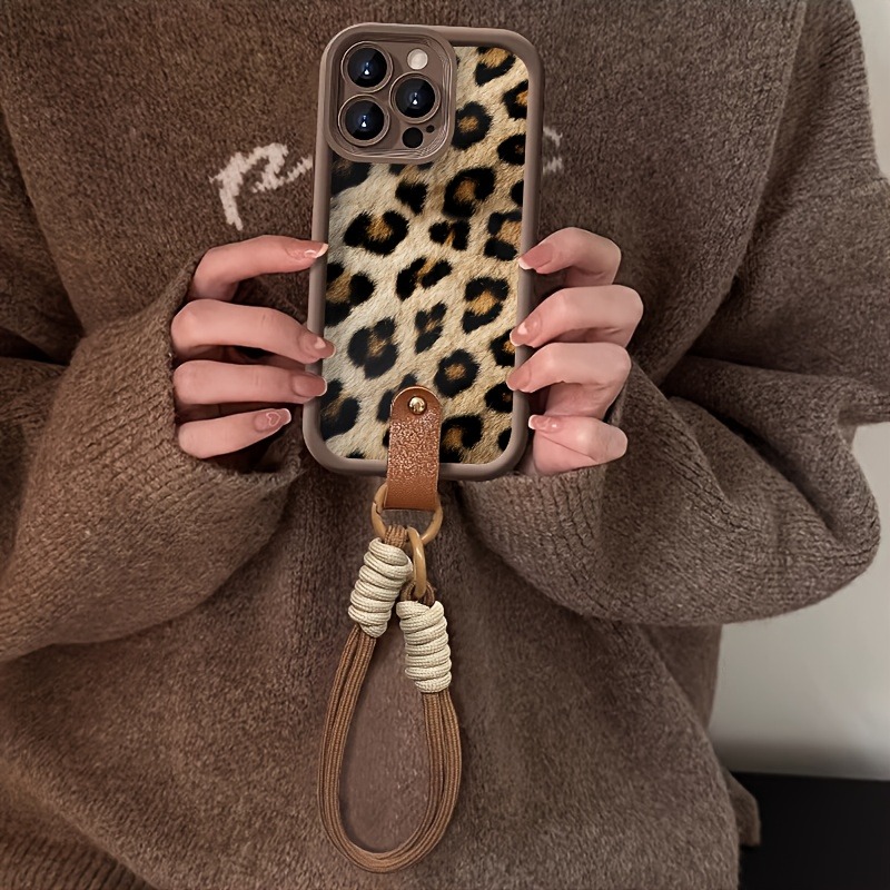 Brown Textured Leopard Print L - 3D Printing Iphone recension och pris