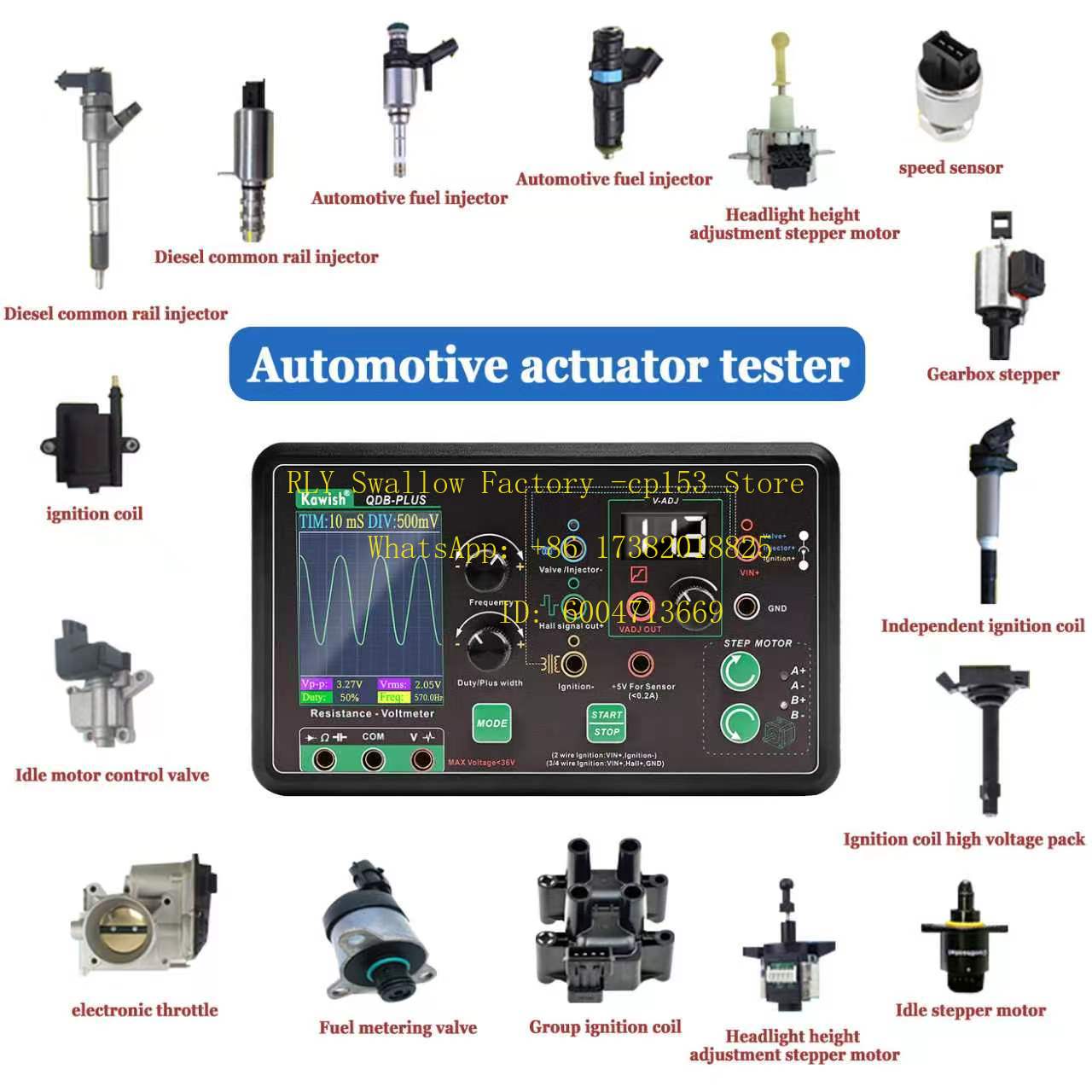 QDB-PLUS Mutilingual Auto Diag - Stepper Motor recension och pris
