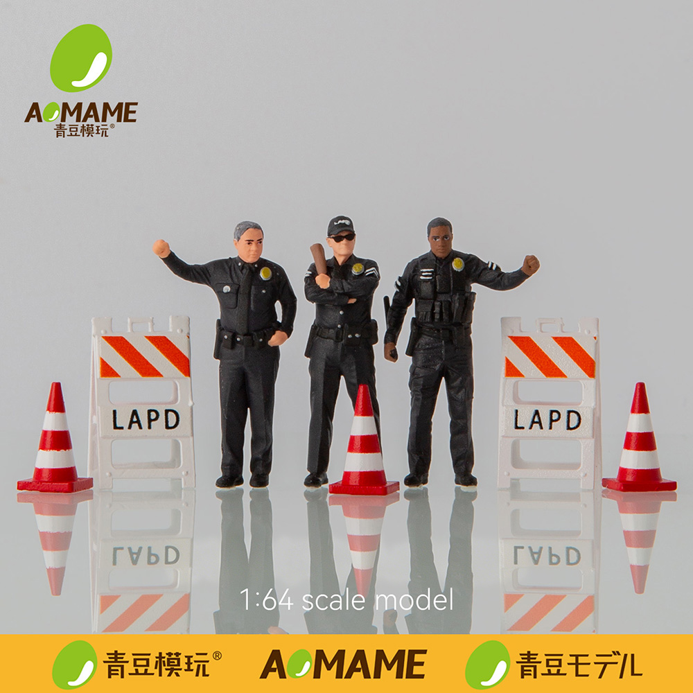 PreSale 1/64 LAPD Police Set R - 3D Printing Diecast Cars recension och pris