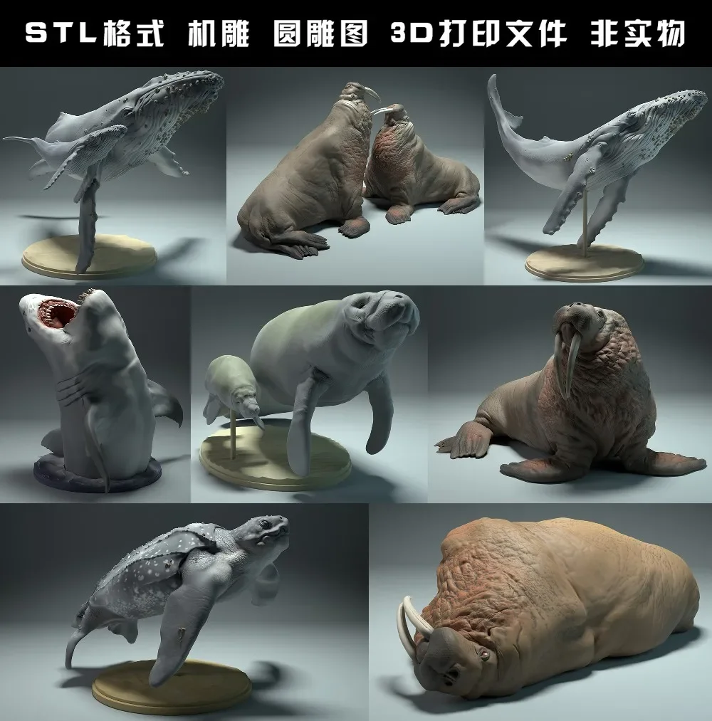 animals, polar bear, takin, wo - 3D Printing File Free recension och pris