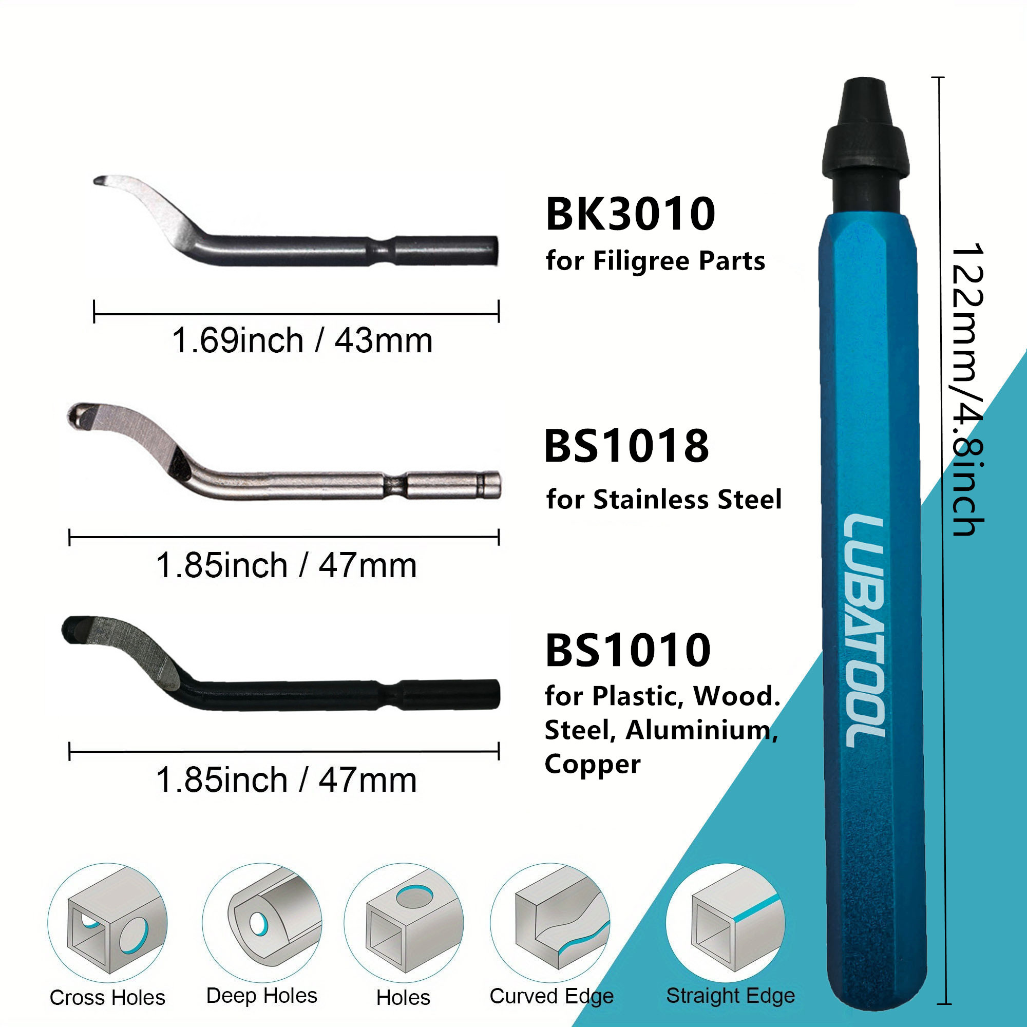 LUBATOOL Deburring Tool with 1 - 3D Printing Files recension och pris