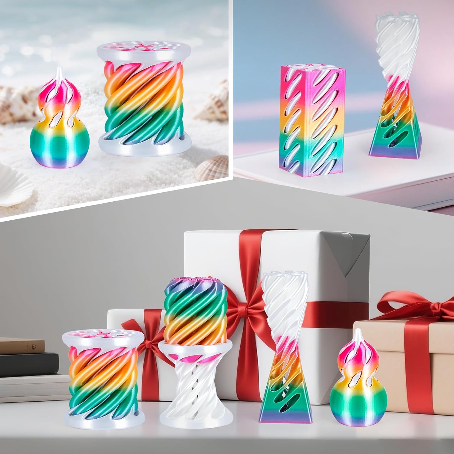 6 Pack Spiral Cone Fidget Toys - 3D Printing Fidget Toys recension och pris