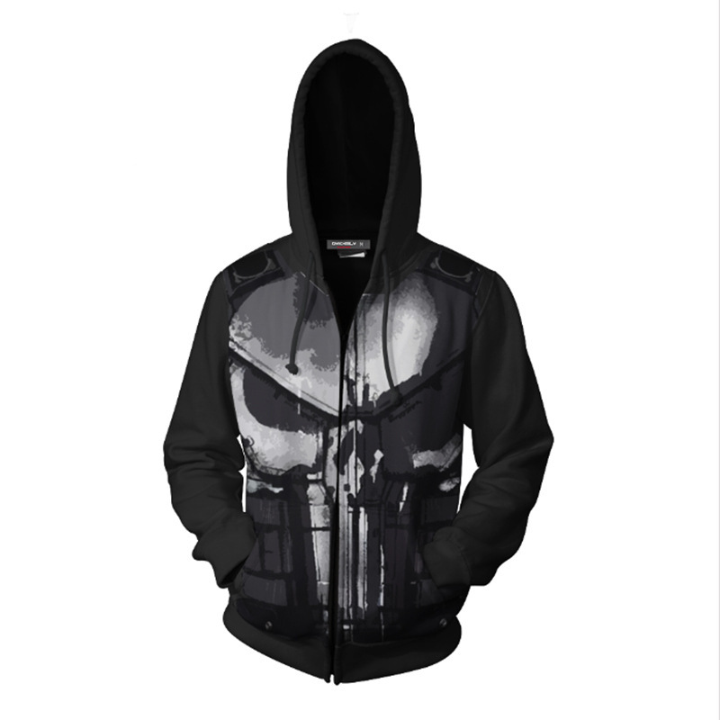 3D Printed Punisher Zip-up Hoo - 3D Printing Kit recension och pris