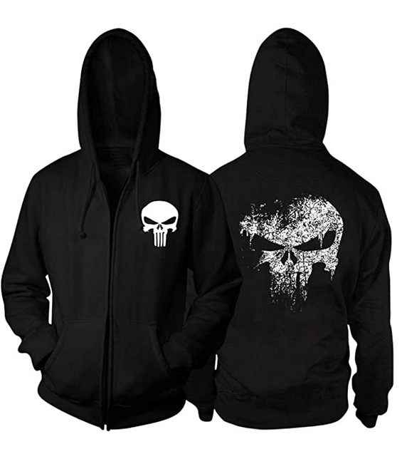 3D Printed Punisher Zip-up Hoo - 3D Printing Kit recension och pris