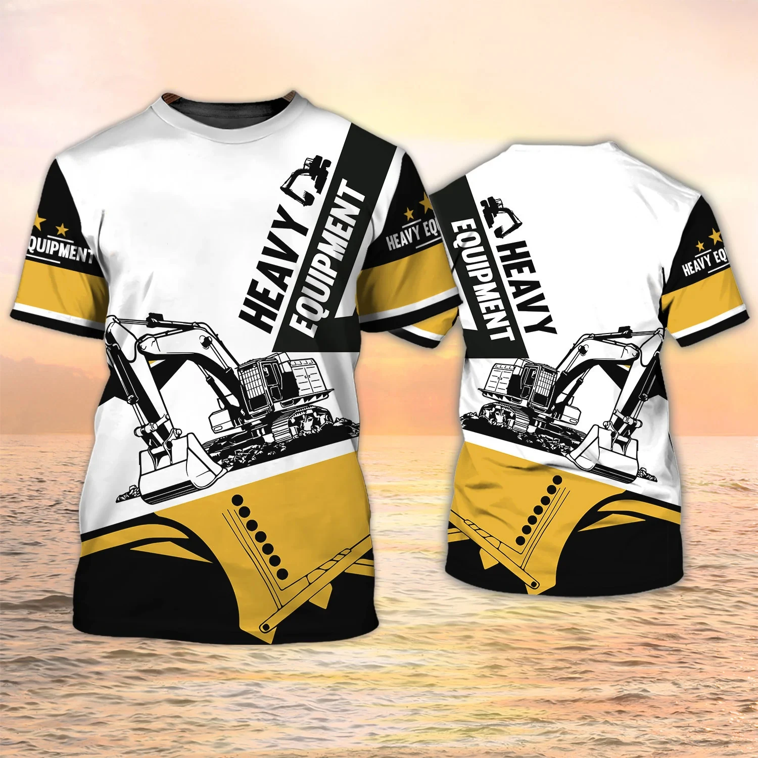 Excavator TShirts Heavy Equipm - 3D Printing Excavator recension och pris