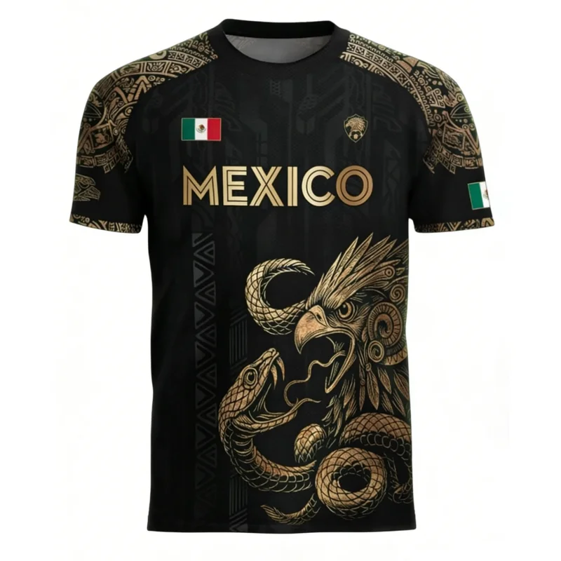 Mexican Flag Printed Men's T-s - 3D Printing Eagle recension och pris