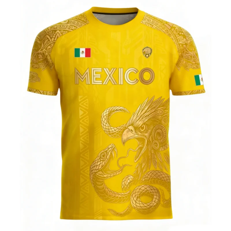 Mexican Flag Printed Men's T-s - 3D Printing Eagle recension och pris