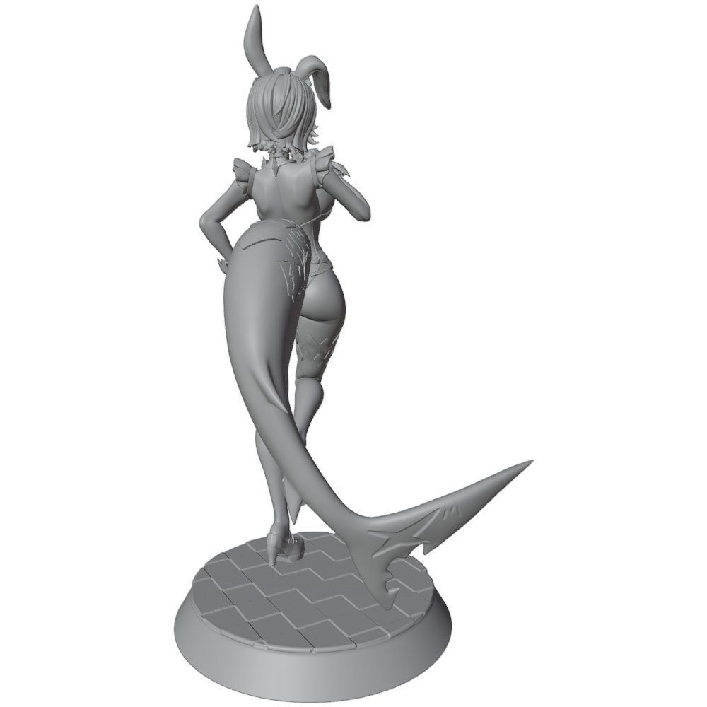 1/24 75mm Female Warrior Resin - 3D Printing Nyc recension och pris