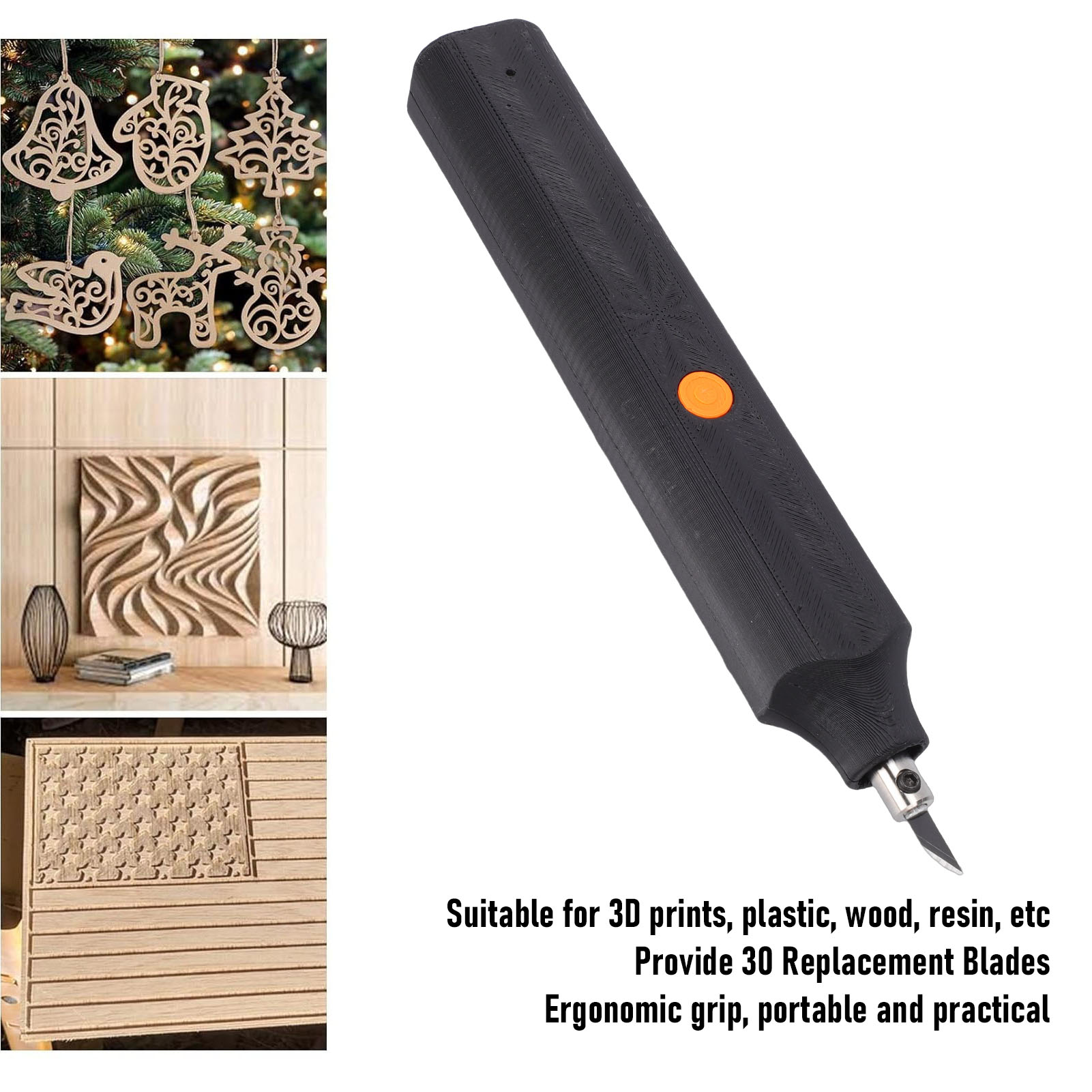 40kHz Ultrasonic Cutter with 3 - 3D Printing Resin recension och pris