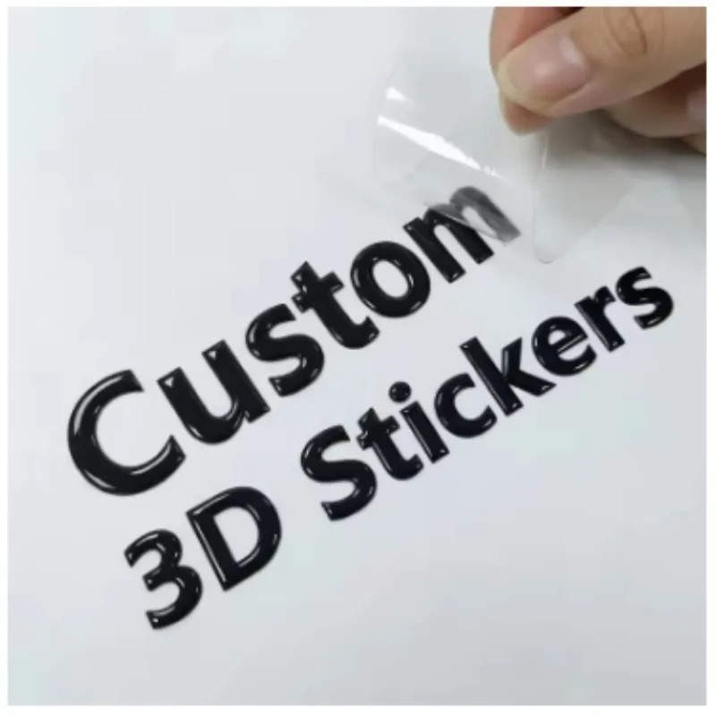 Custom DTF Transfer Stickers 3 - 3D Printing Logo recension och pris