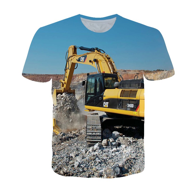 Summer Personalized T-shirt Me - 3D Printing Excavator recension och pris