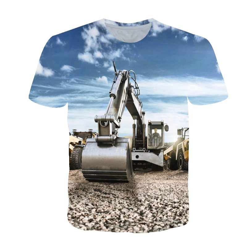 Summer Personalized T-shirt Me - 3D Printing Excavator recension och pris