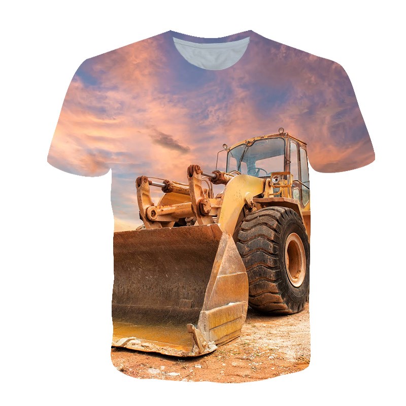Summer Personalized T-shirt Me - 3D Printing Excavator recension och pris