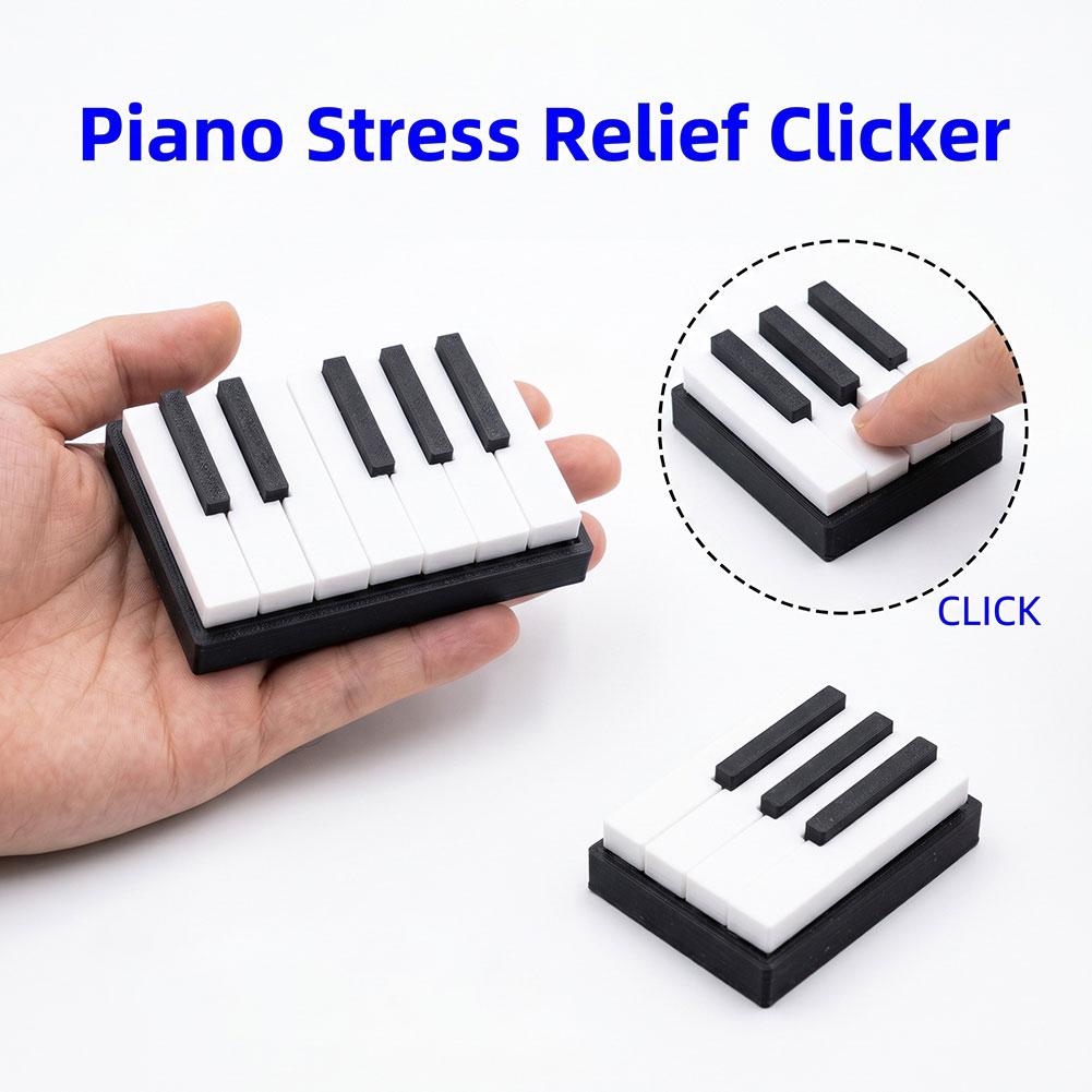 Mini Piano Keyboard Fidget Cli - 3D Printing Fidget Toys recension och pris