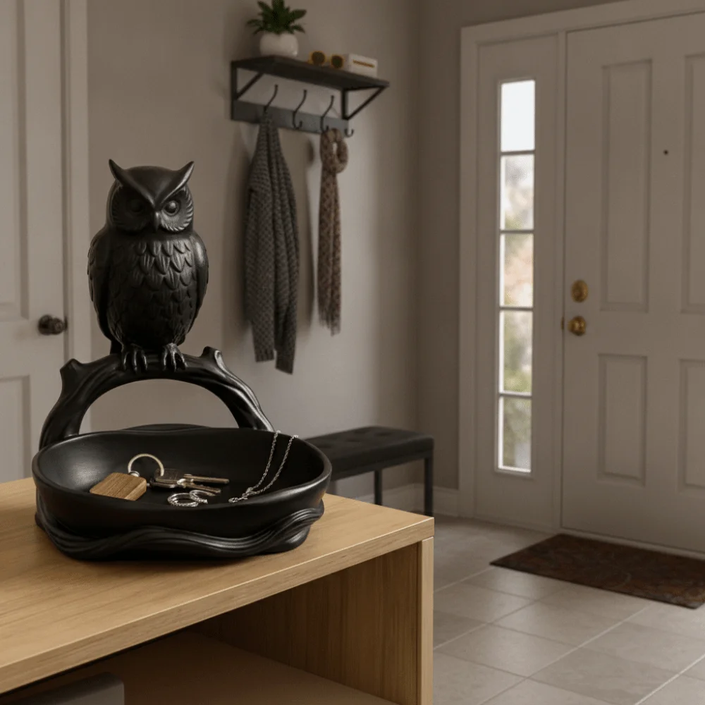 3D Printed Owl Storage Tray An - 3D Printing Jewelry recension och pris