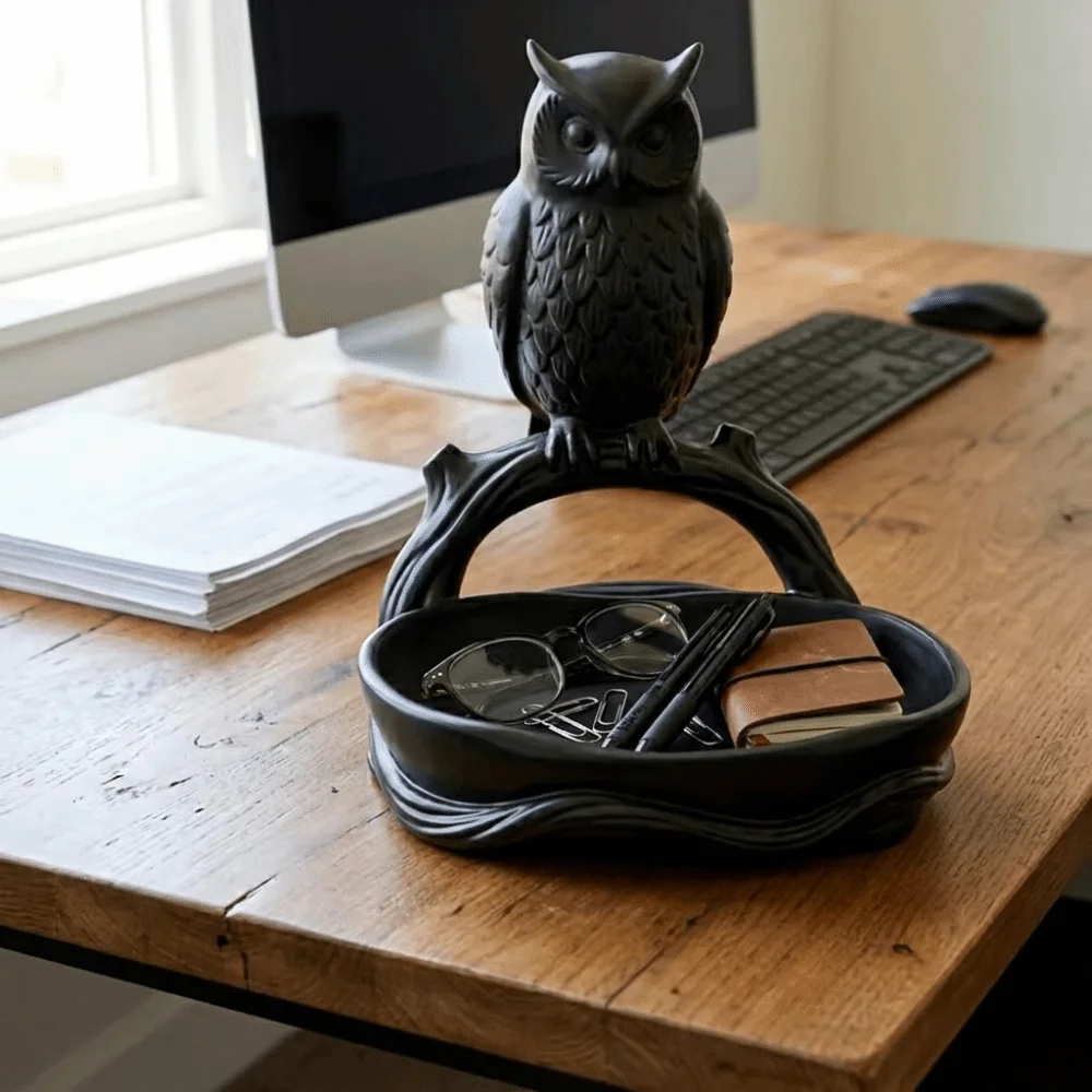 3D Printed Owl Storage Tray An - 3D Printing Jewelry recension och pris