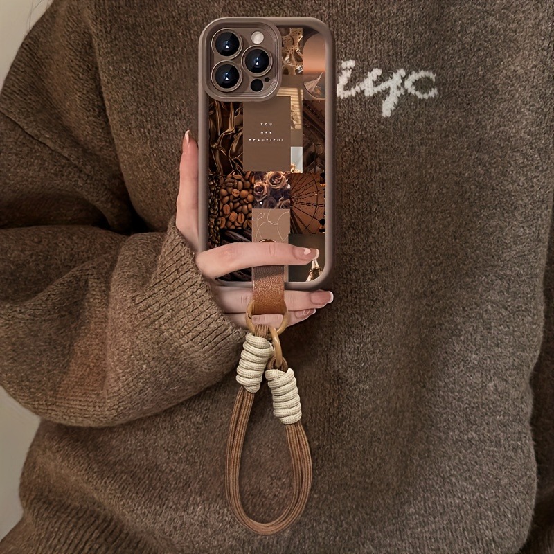 Brown Coffee Flowers Print Lan - 3D Printing Iphone recension och pris