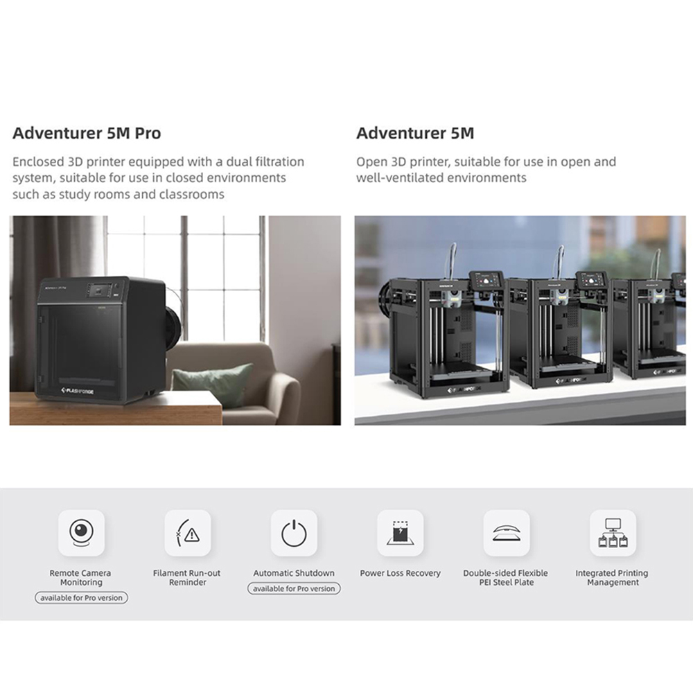Flashforge Adventurer 5M Pro 3 - 3D Printing Files recension och pris
